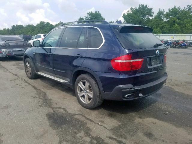 5UXFE83509L308233 - 2009 BMW X5 XDRIVE4 BLUE photo 3