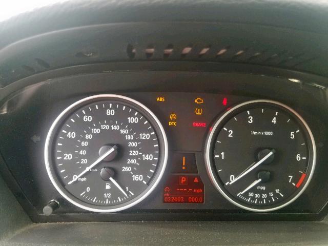 5UXFE83509L308233 - 2009 BMW X5 XDRIVE4 BLUE photo 8