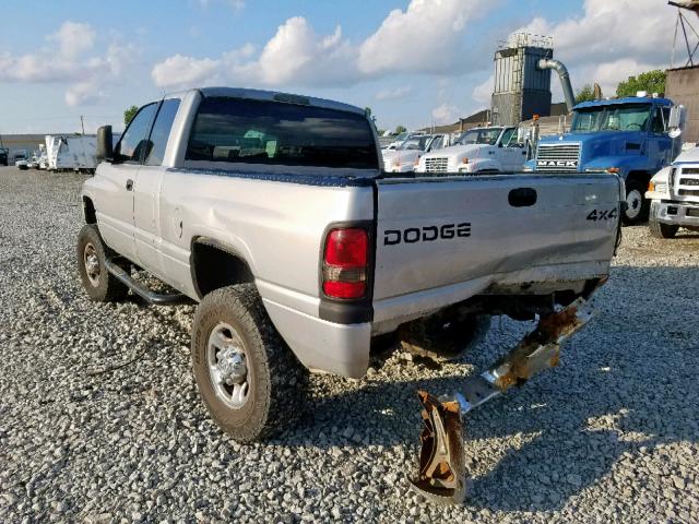 1B7KF2363YJ137541 - 2000 DODGE RAM 2500 GRAY photo 3