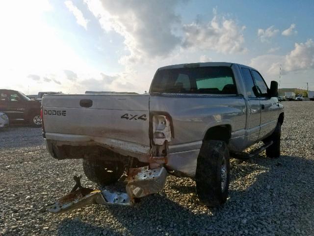 1B7KF2363YJ137541 - 2000 DODGE RAM 2500 GRAY photo 4