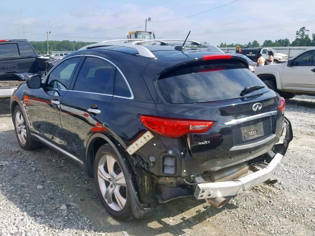 JN8AS1MU1AM800290 - 2010 INFINITI FX35 BLACK photo 3