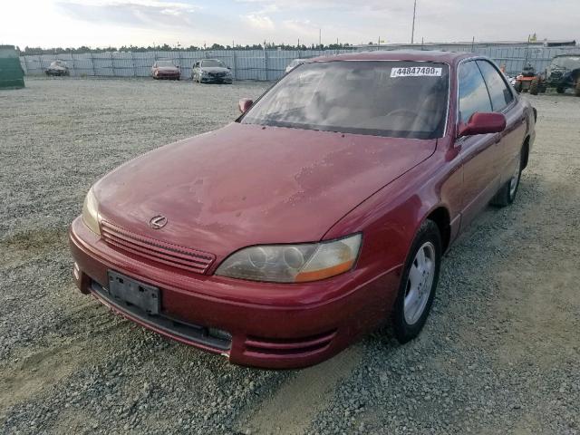 JT8GK13T3S0088063 - 1995 LEXUS ES 300 MAROON photo 2