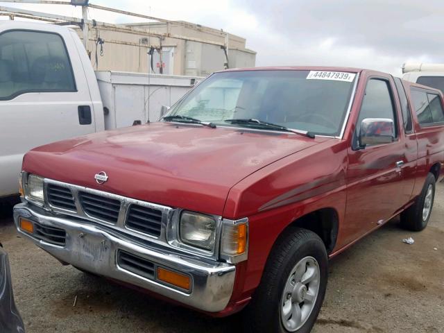 1N6SD16S5VC334443 - 1997 NISSAN TRUCK KING BURGUNDY photo 2