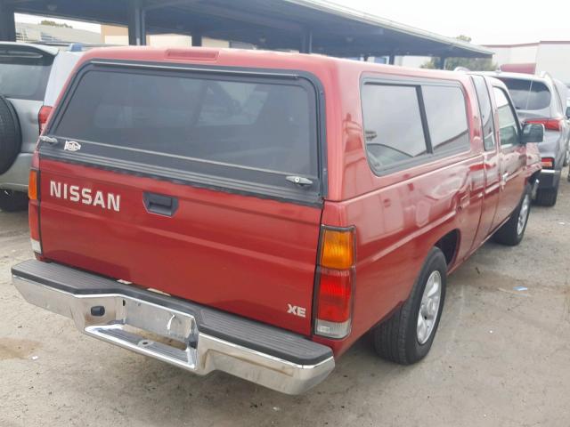 1N6SD16S5VC334443 - 1997 NISSAN TRUCK KING BURGUNDY photo 4