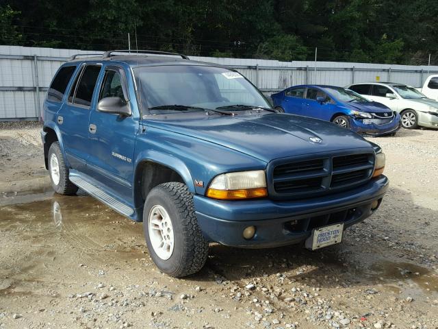 1B4HS28N2YF192469 - 2000 DODGE DURANGO GREEN photo 1