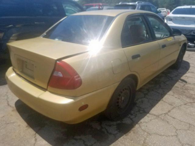 JA3AY26C1YU006032 - 2000 MITSUBISHI MIRAGE DE GOLD photo 4