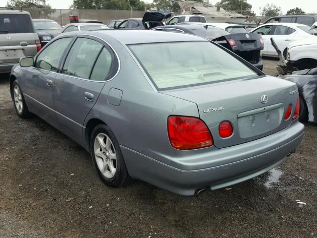 JT8BD69S430187489 - 2003 LEXUS GS 300 GRAY photo 3