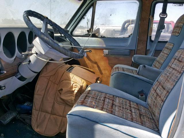 2B6HB23R8CK193721 - 1982 DODGE RAM VAN B2 BLUE photo 5