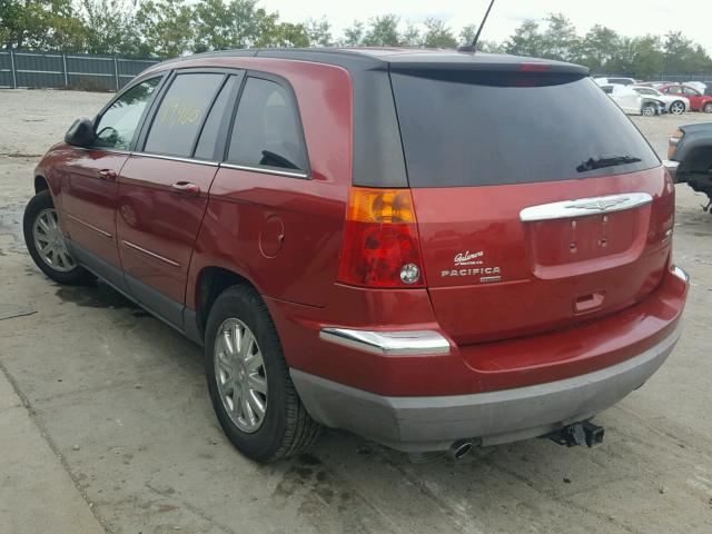 2A8GF68X47R333876 - 2007 CHRYSLER PACIFICA T BURGUNDY photo 3