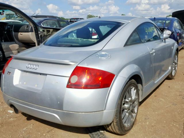 TRUUC28N3Y1026544 - 2000 AUDI TT QUATTRO SILVER photo 4