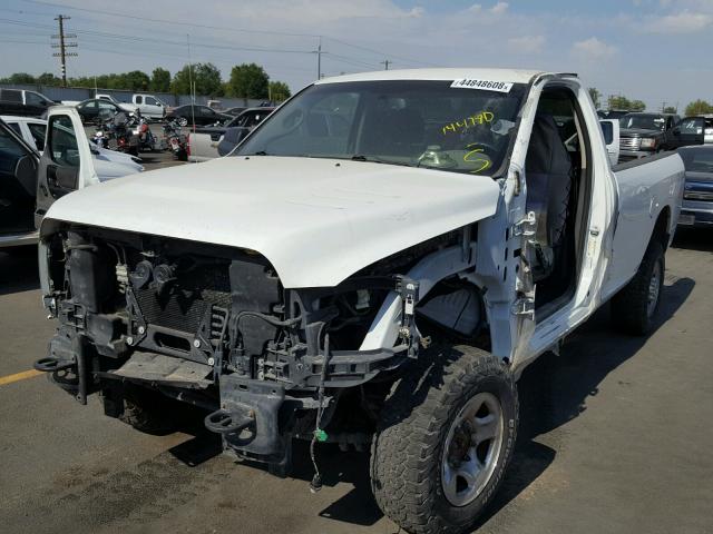 3C6LD5AT2CG303800 - 2012 DODGE RAM 2500 S WHITE photo 2