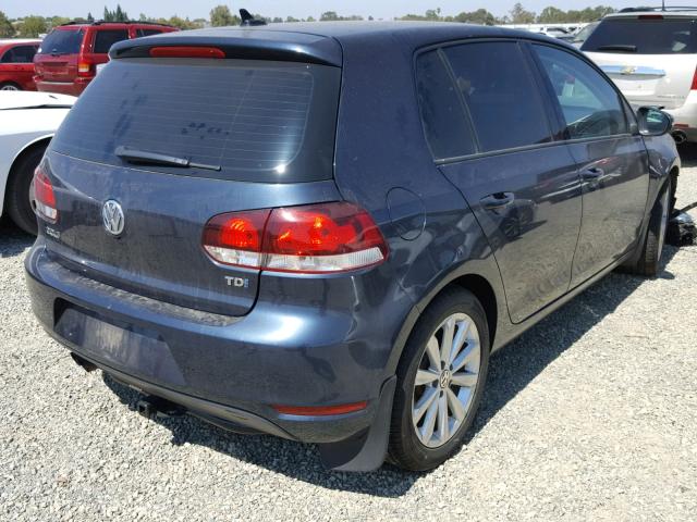 WVWDM7AJ6EW000224 - 2014 VOLKSWAGEN GOLF 蓝色 照片 4