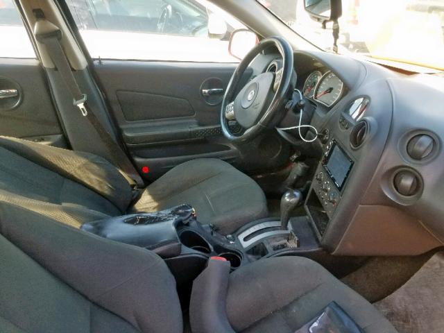 2G2WS522351133500 - 2005 PONTIAC GRAND PRIX MAROON photo 5