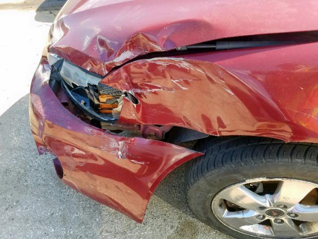 2G2WS522351133500 - 2005 PONTIAC GRAND PRIX MAROON photo 9