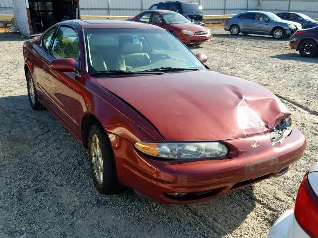 1G3NF12E21C183890 - 2001 OLDSMOBILE ALERO GLS MAROON photo 1