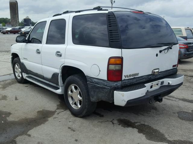 1GKEK63U82J232638 - 2002 GMC DENALI WHITE photo 3