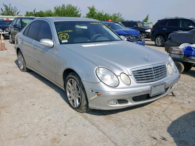 WDBUF65J43X111424 - 2003 MERCEDES-BENZ E 320 SILVER photo 1