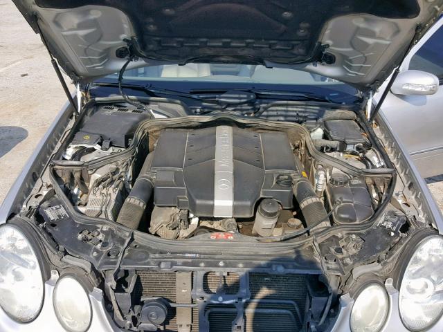 WDBUF65J43X111424 - 2003 MERCEDES-BENZ E 320 SILVER photo 7