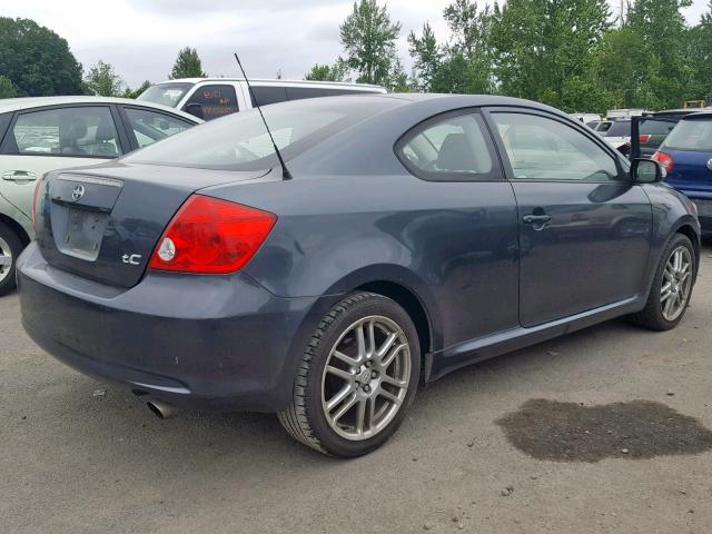 JTKDE177560071918 - 2006 TOYOTA SCION TC ნაცრისფერი ფოტო 4