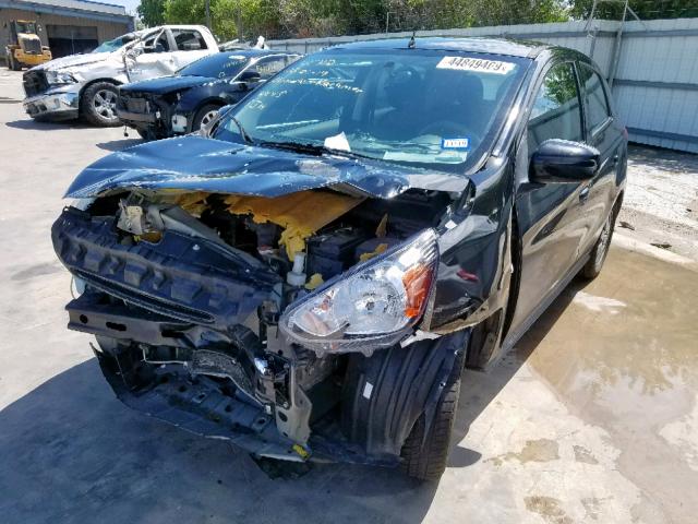 ML32A3HJ0EH006011 - 2014 MITSUBISHI MIRAGE DE BLACK photo 2