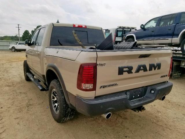 1C6RR7YTXHS672997 - 2017 RAM 1500 REBEL თაფლისფერი ფოტო 3