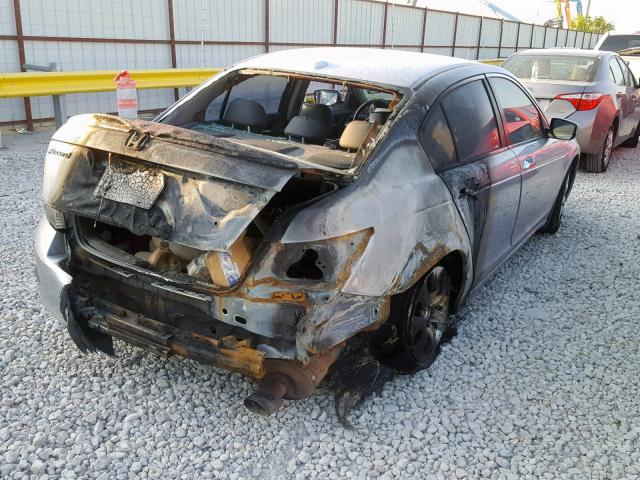 1HGCP36898A010413 - 2008 HONDA ACCORD EXL BURN photo 4