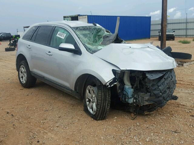 2FMDK3JCXBBB27289 - 2011 FORD EDGE SEL SILVER photo 1