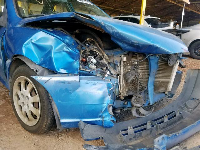 KNADC125936272410 - 2003 KIA RIO BLUE photo 9