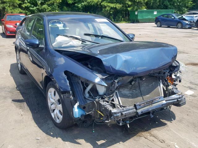 5KBCP3F8XAB006822 - 2010 HONDA ACCORD EXL BLUE photo 1