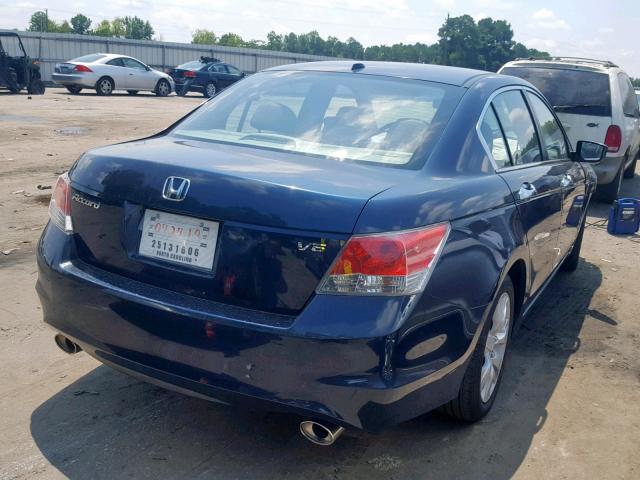 5KBCP3F8XAB006822 - 2010 HONDA ACCORD EXL BLUE photo 4