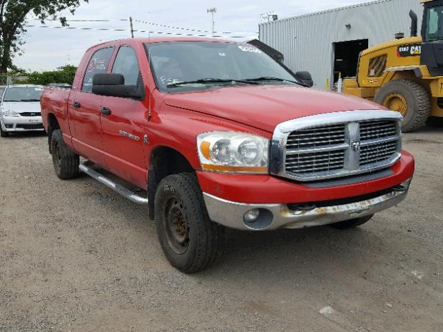 3D7LX39C96G148293 - 2006 DODGE RAM 3500 RED photo 1