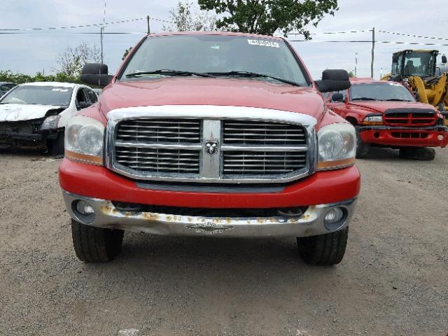 3D7LX39C96G148293 - 2006 DODGE RAM 3500 RED photo 9