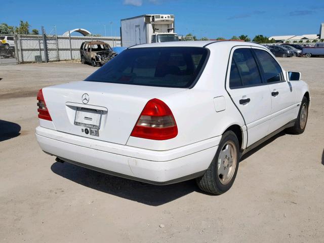 WDBHA28E0VF530077 - 1997 MERCEDES-BENZ C 280 WHITE photo 4