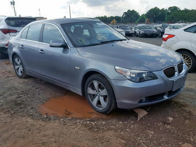 WBANF33557CS41832 - 2007 BMW 525 XI SILVER photo 1