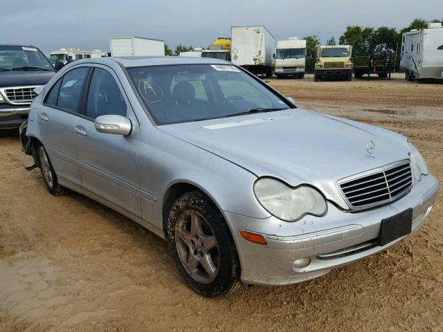 WDBRF61J12F161990 - 2002 MERCEDES-BENZ C 240 SILVER photo 1