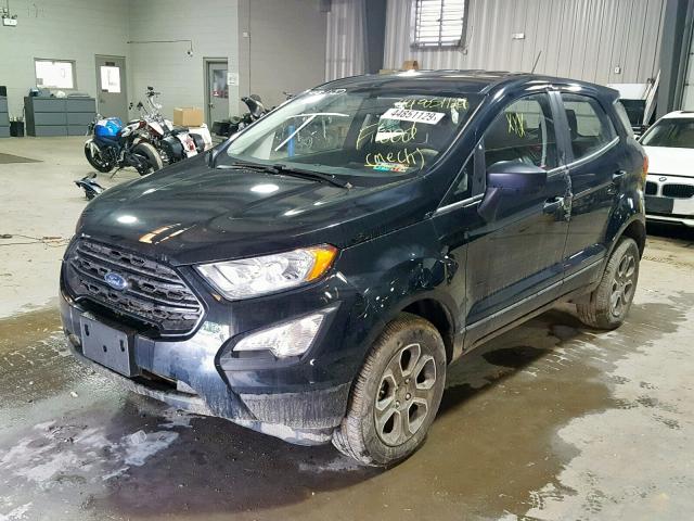 MAJ6P1SL7JC177878 - 2018 FORD ECOSPORT S BLACK photo 2