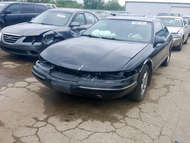 1LNLM91V1PY720575 - 1993 LINCOLN MARK VIII BLACK photo 2