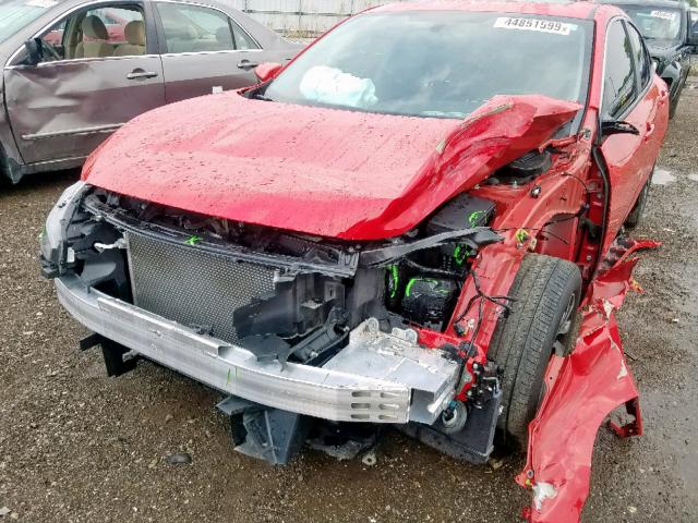 2HGFC2F70HH534688 - 2017 HONDA CIVIC EX RED photo 9