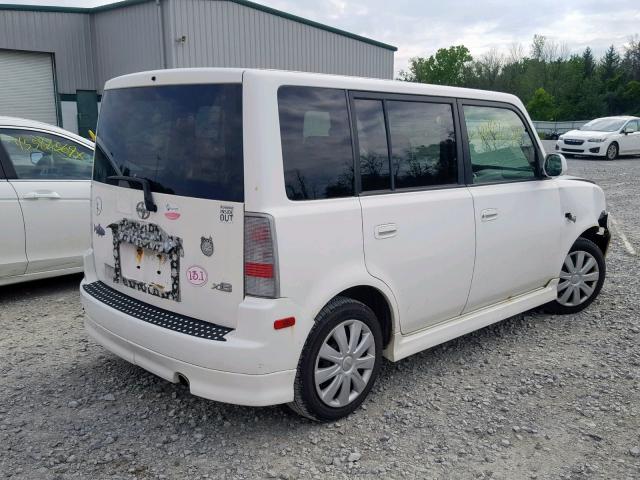 JTLKT334750186017 - 2005 TOYOTA SCION XB 白色 照片 4