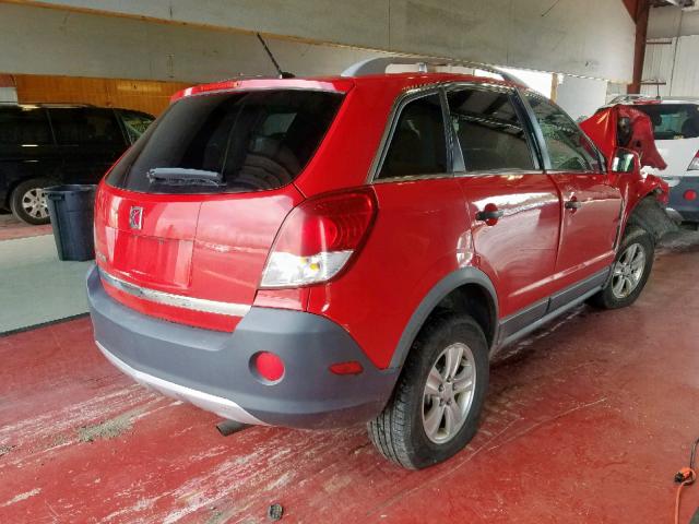 3GSCL33P19S535833 - 2009 SATURN VUE XE RED photo 4