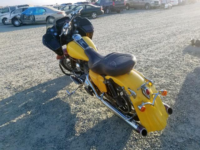 1HD1FSW115Y647206 - 2005 HARLEY-DAVIDSON FLTRI YELLOW photo 3