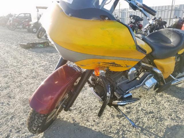 1HD1FSW115Y647206 - 2005 HARLEY-DAVIDSON FLTRI YELLOW photo 9