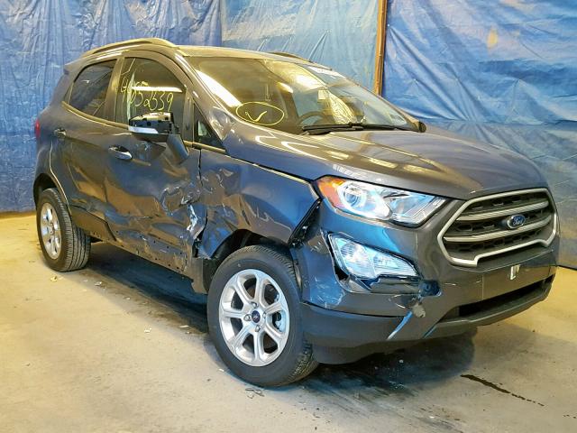 MAJ6S3GL9KC285326 - 2019 FORD ECOSPORT S GRAY photo 1