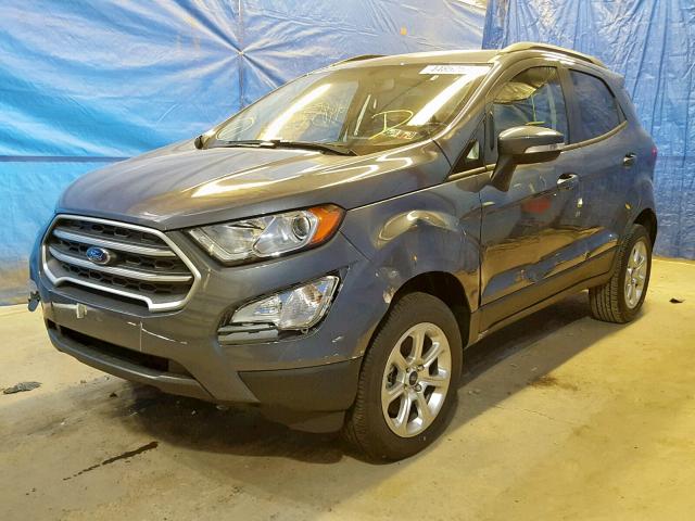 MAJ6S3GL9KC285326 - 2019 FORD ECOSPORT S GRAY photo 2