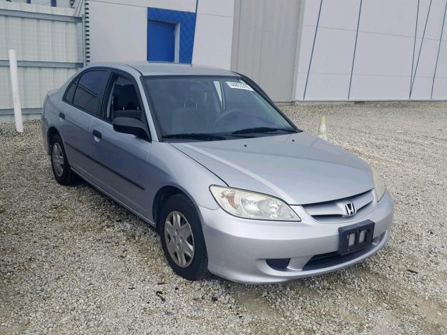 2HGES16334H597431 - 2004 HONDA CIVIC DX V SILVER photo 1