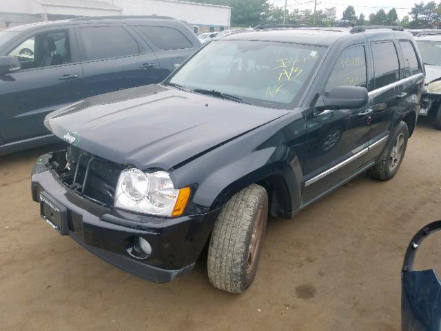 1J4HR58N26C296873 - 2006 JEEP GRAND CHER BLACK photo 2