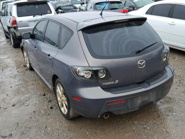 JM1BK344271715870 - 2007 MAZDA 3 HATCHBAC GRAY photo 3