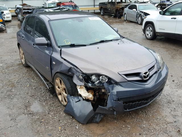 JM1BK344271715870 - 2007 MAZDA 3 HATCHBAC GRAY photo 9