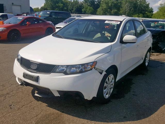 KNAFU4A2XA5808816 - 2010 KIA FORTE EX WHITE photo 2