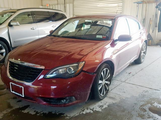 1C3CCBBG5EN150498 - 2014 CHRYSLER 200 TOURIN RED photo 2